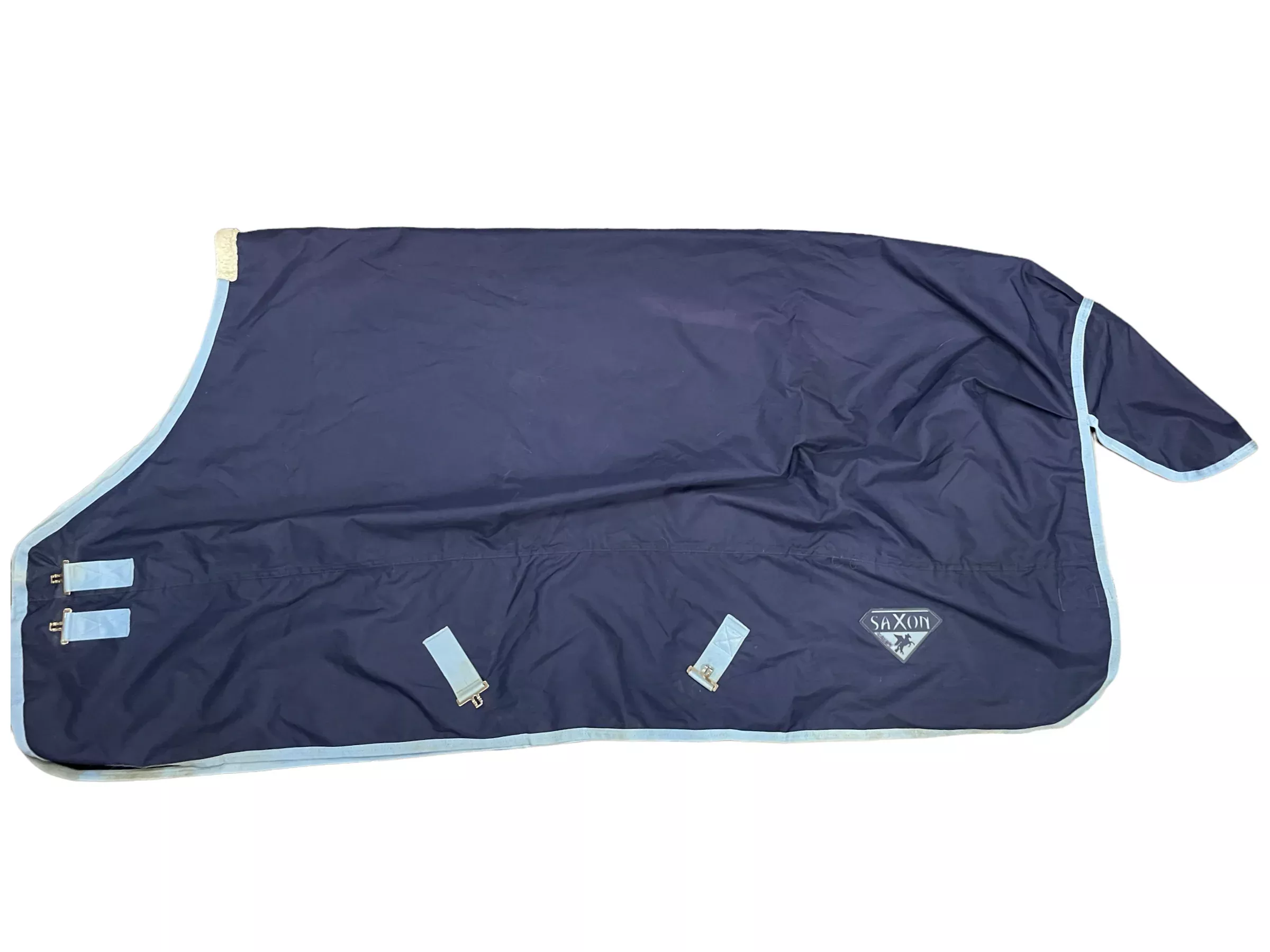 Saxon Rain Sheet - Navy - 81" - USED