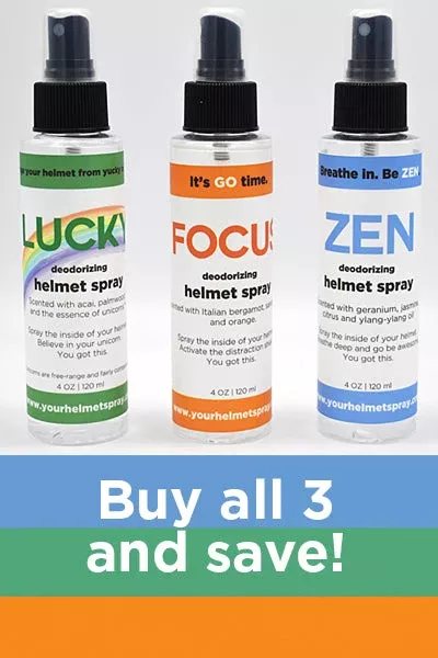 Set of Three Classic Helmet Sprays