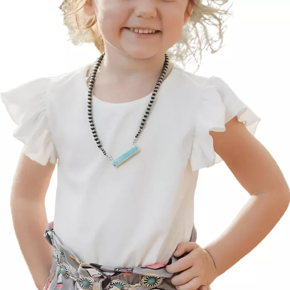 Shea Baby Toddler Ruffle Top - Cream