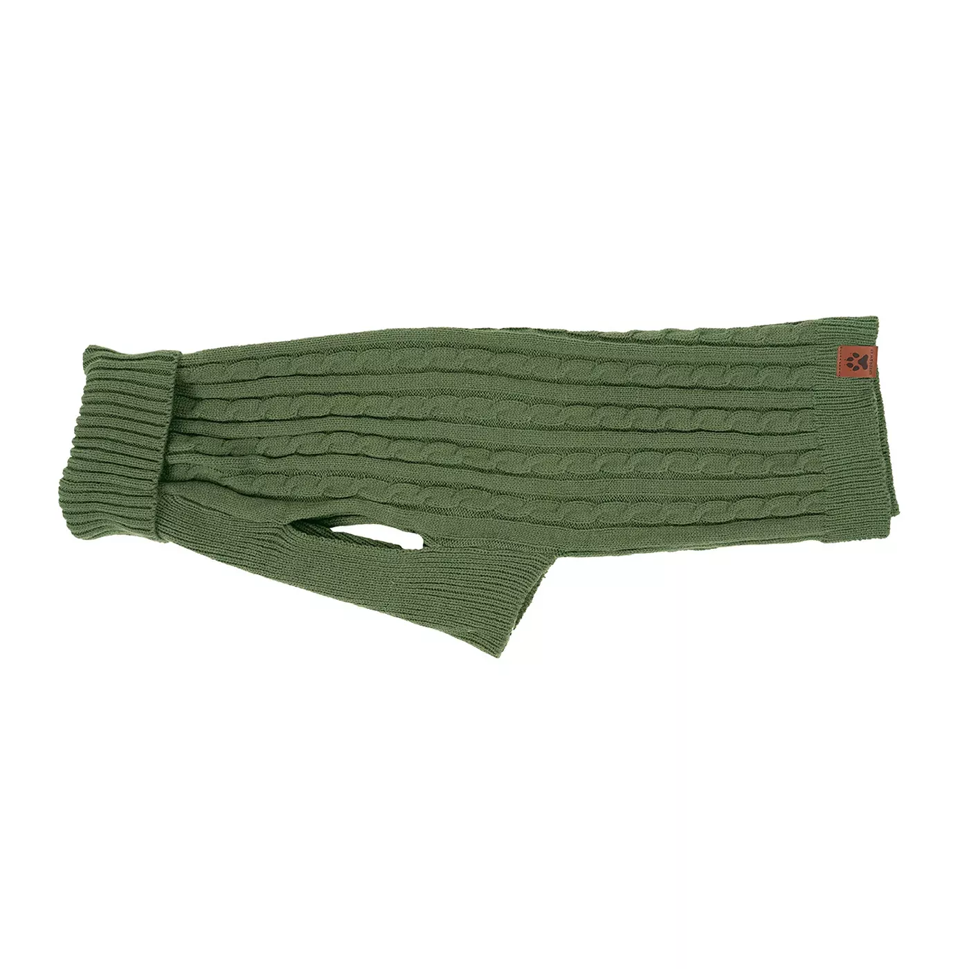 Shedrow K9 Brentwood Cable Knit Dog Sweater Plus