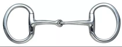 Shires Curved Mouth Eggbutt Snaffle
