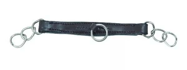 Shires Leather Curb Chain
