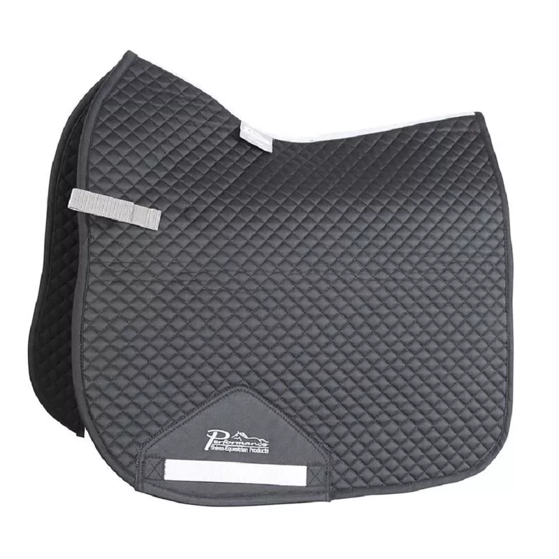 Shires Performance Suede Dressage Saddle Pad – Black