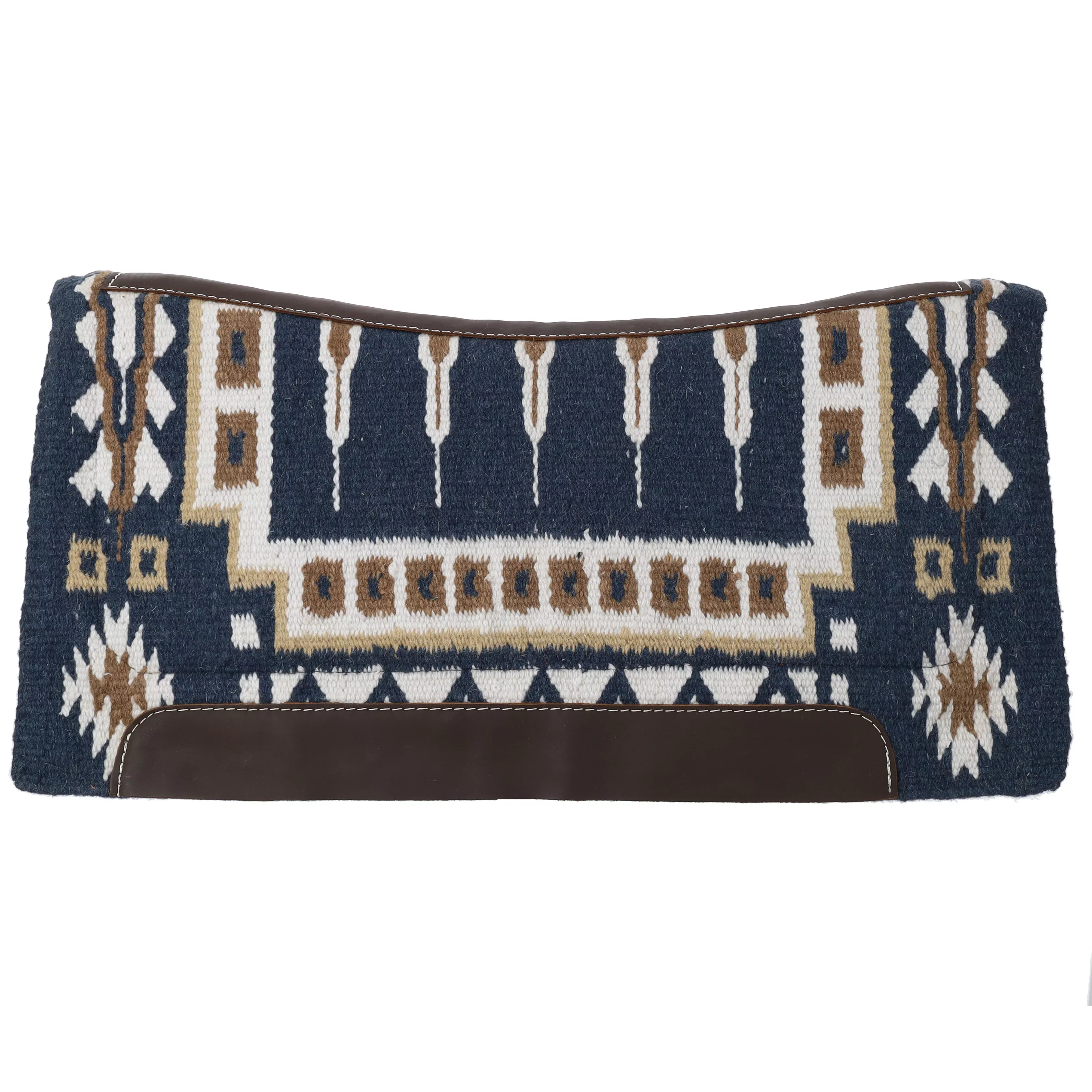 Showman 36" x 34" Wool Top Saddle Pad with Memory Felt Bottom - Sundown