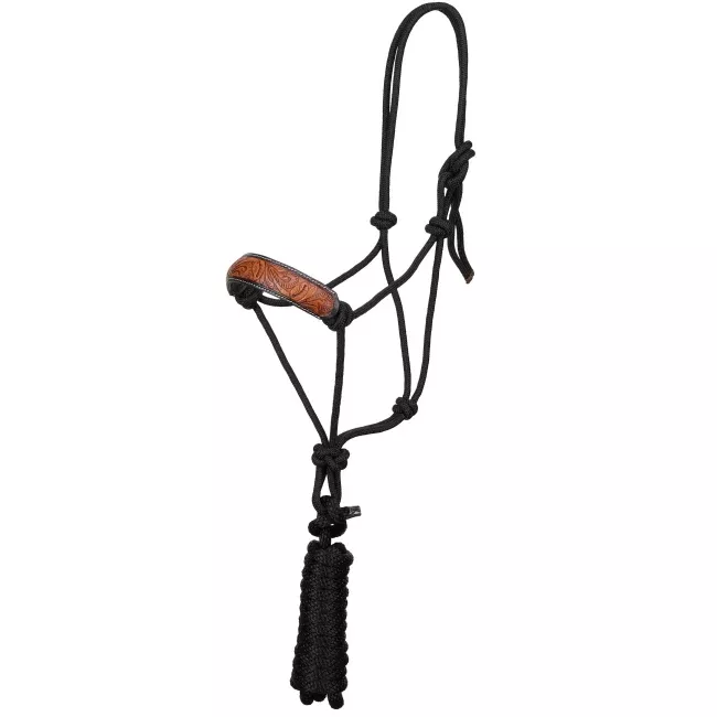Showman Desert Ivy Cowboy Knot Halter with Lead
