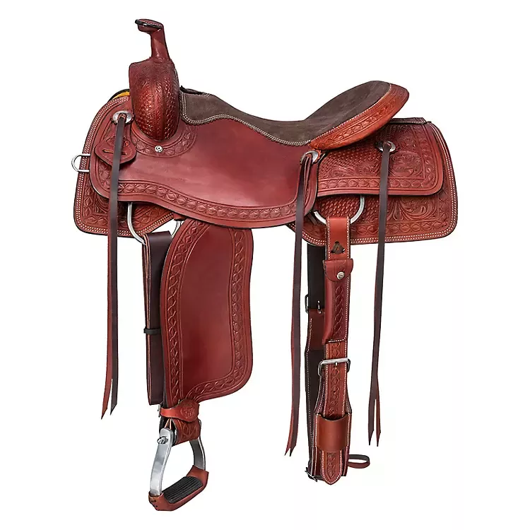 Silver Royal Split Rail Ranch Saddle Package