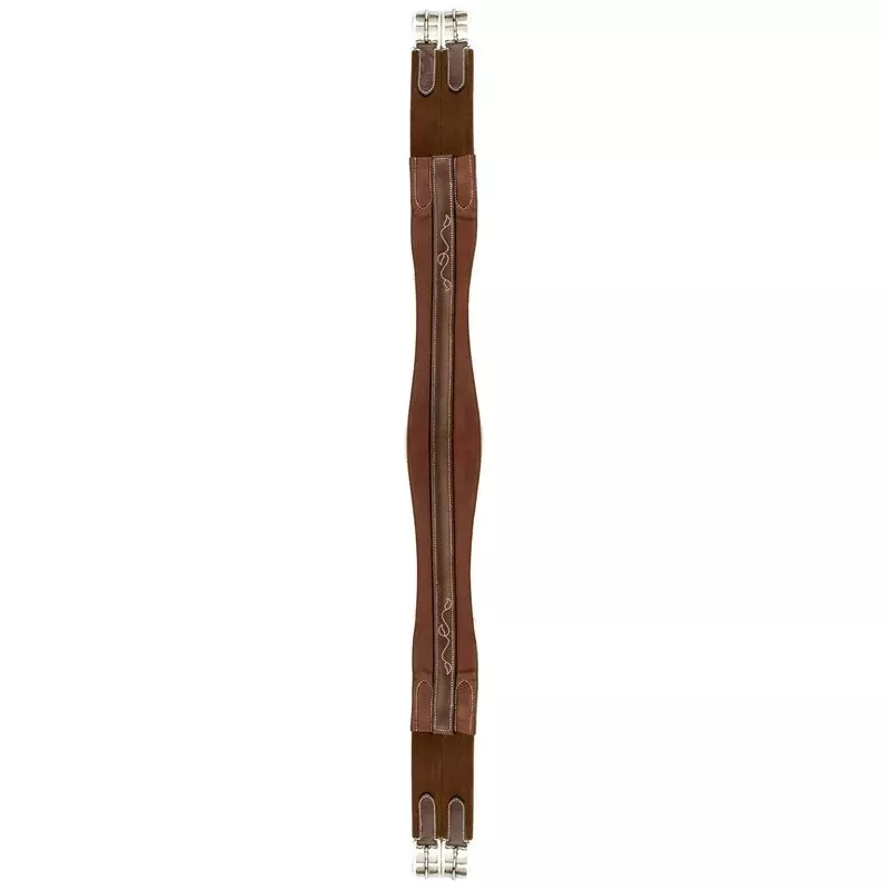 Silverleaf Fancy Chafeless Girth With Dual Elastic Ends – Golden Oak
