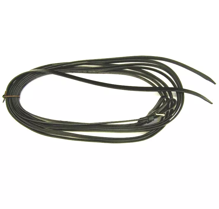 Single Leather Horse Lines (Brass)
