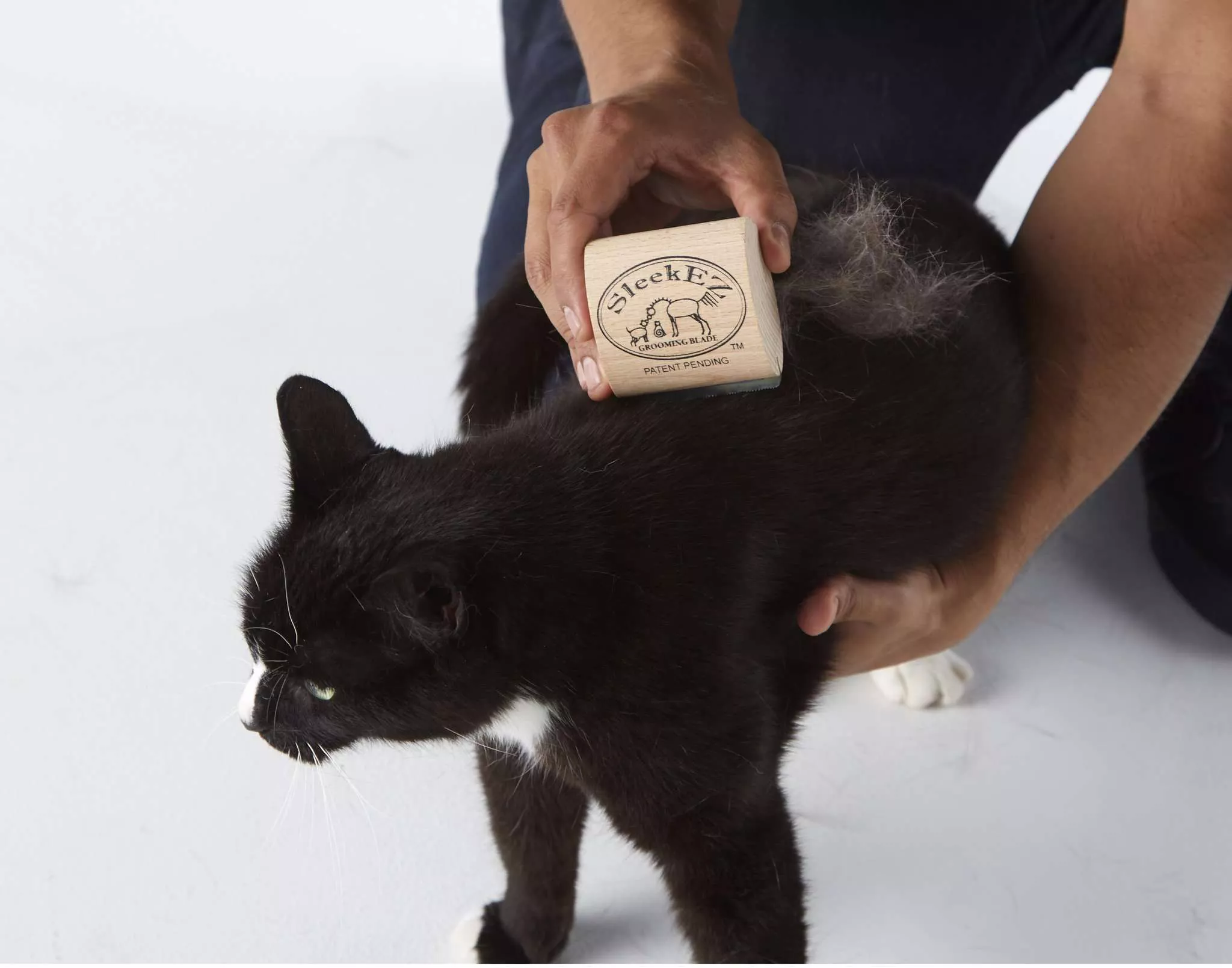 SleekEZ - Brush for Shedding and Grooming - Mini (2.5”)