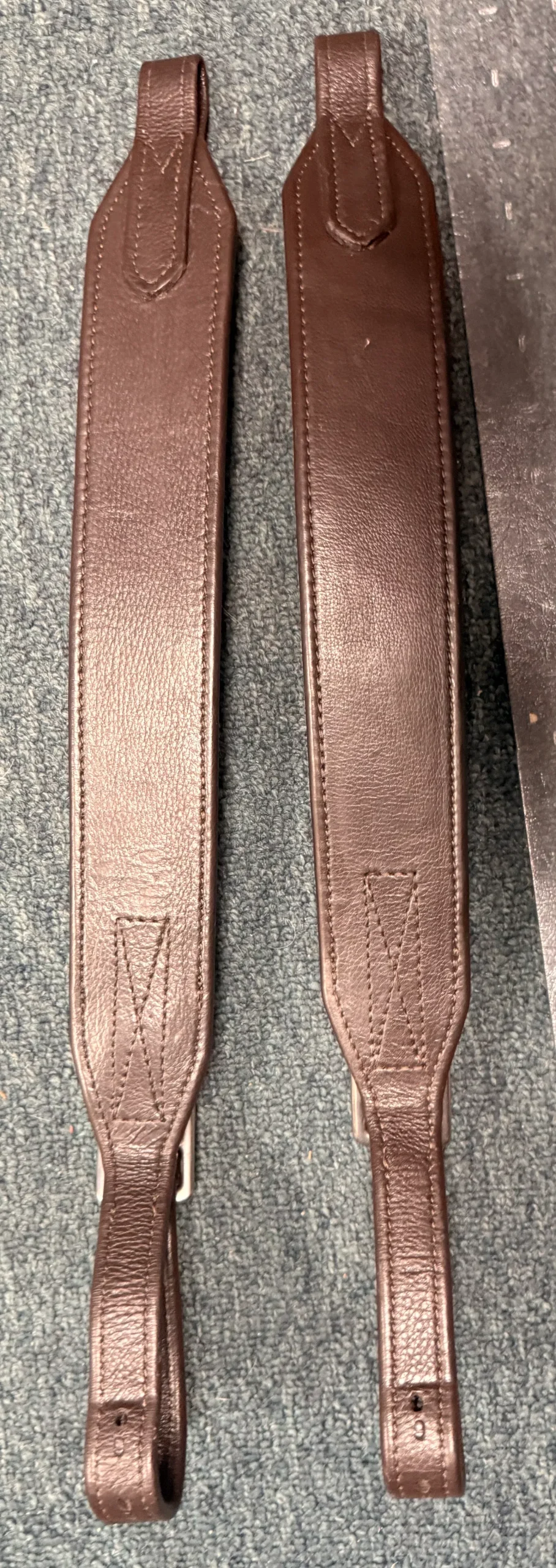 SLIM STABILITY STIRRUP LEATHERS Small Brown by Total Saddle Fit