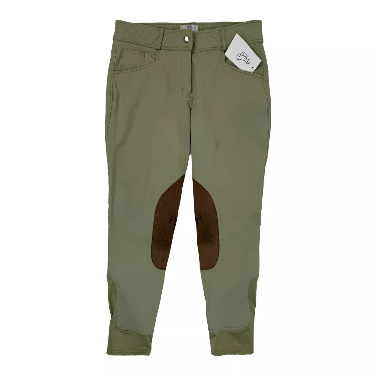 SmartPak 'Hadley' Knee Patch Breeches in Tan - Women's 32R