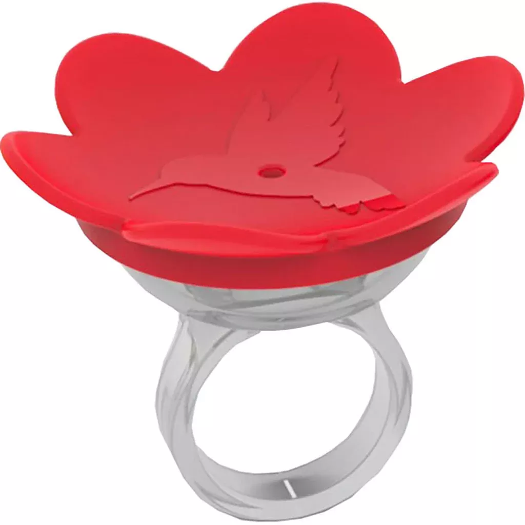 Songbird Essentials Hummer Ring, Red, 2x2x2 in