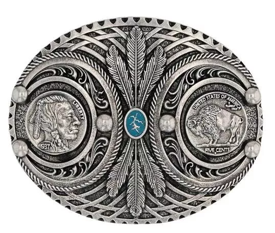 Spirit of the Buffalo Nickel Attitude Buckle
