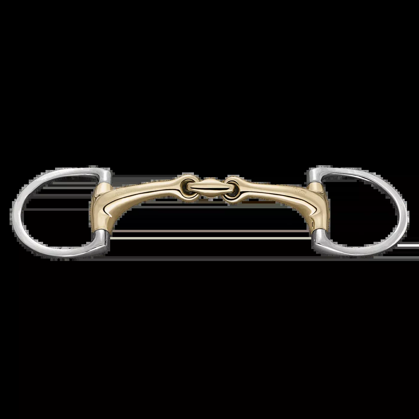 Sprenger Dynamic RS Eggbutt With D-Shaped Rings 14 mm Double Jointed Bit