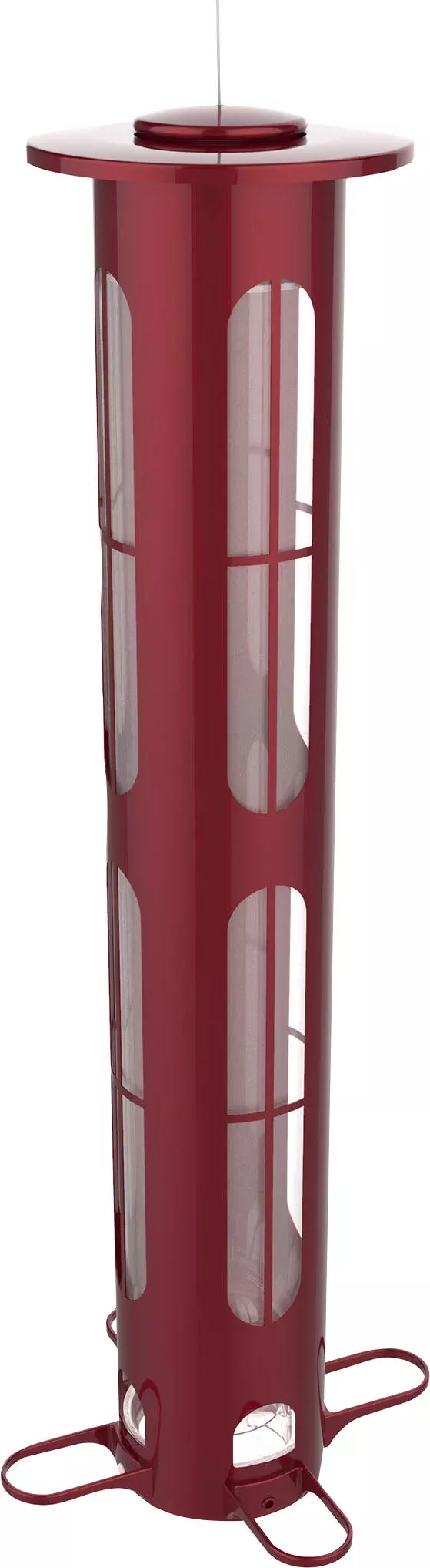 Squirrel-X X8 Squirrel-Resistant Bird Feeder, Red, 2.5 lb Capacity
