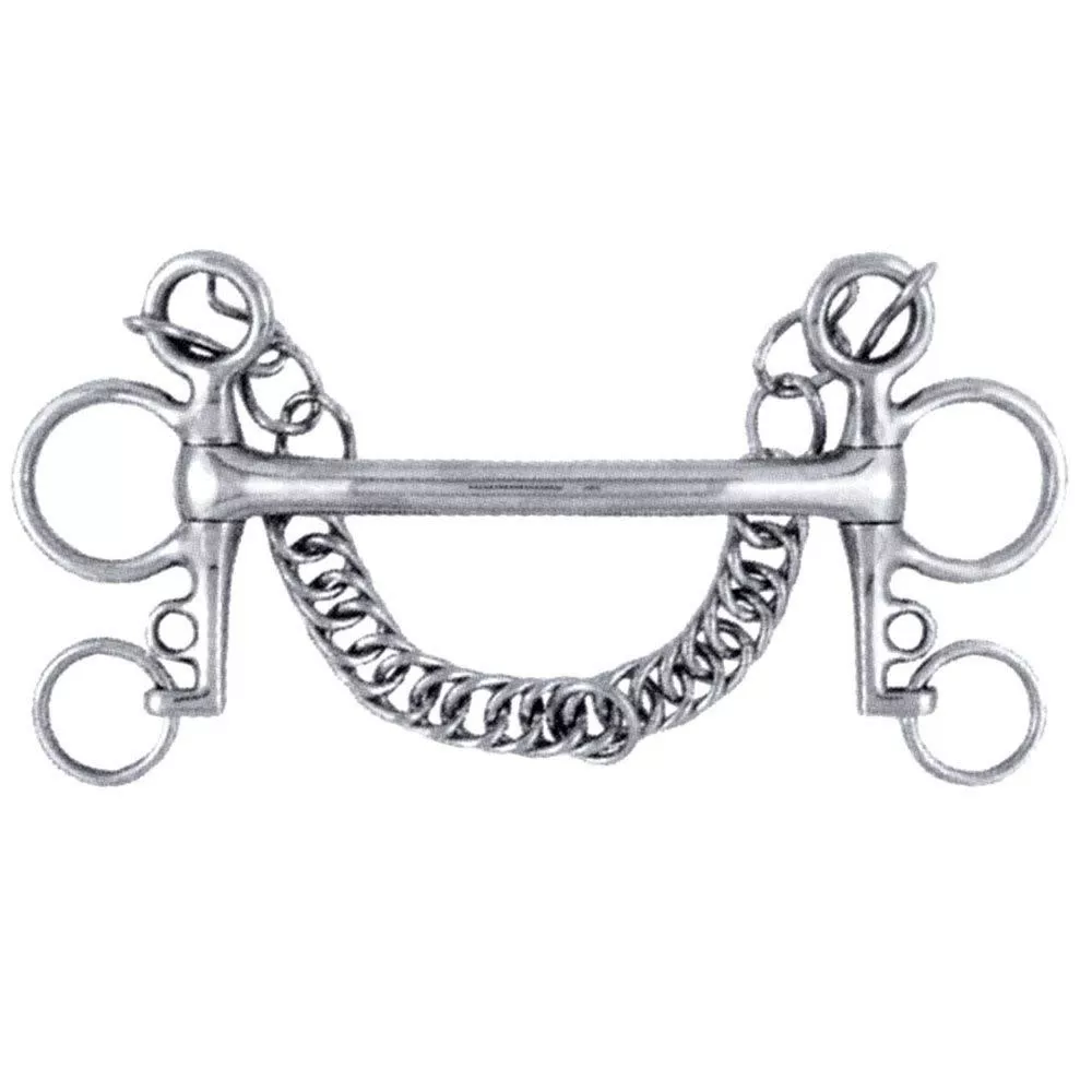 Stainless Steel Mullen Mouth Tom Thumb Pelham