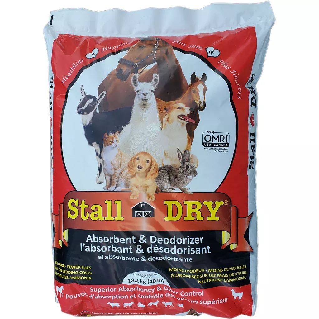 Stall Dry Absorbent & Deodorizer – 40 lb