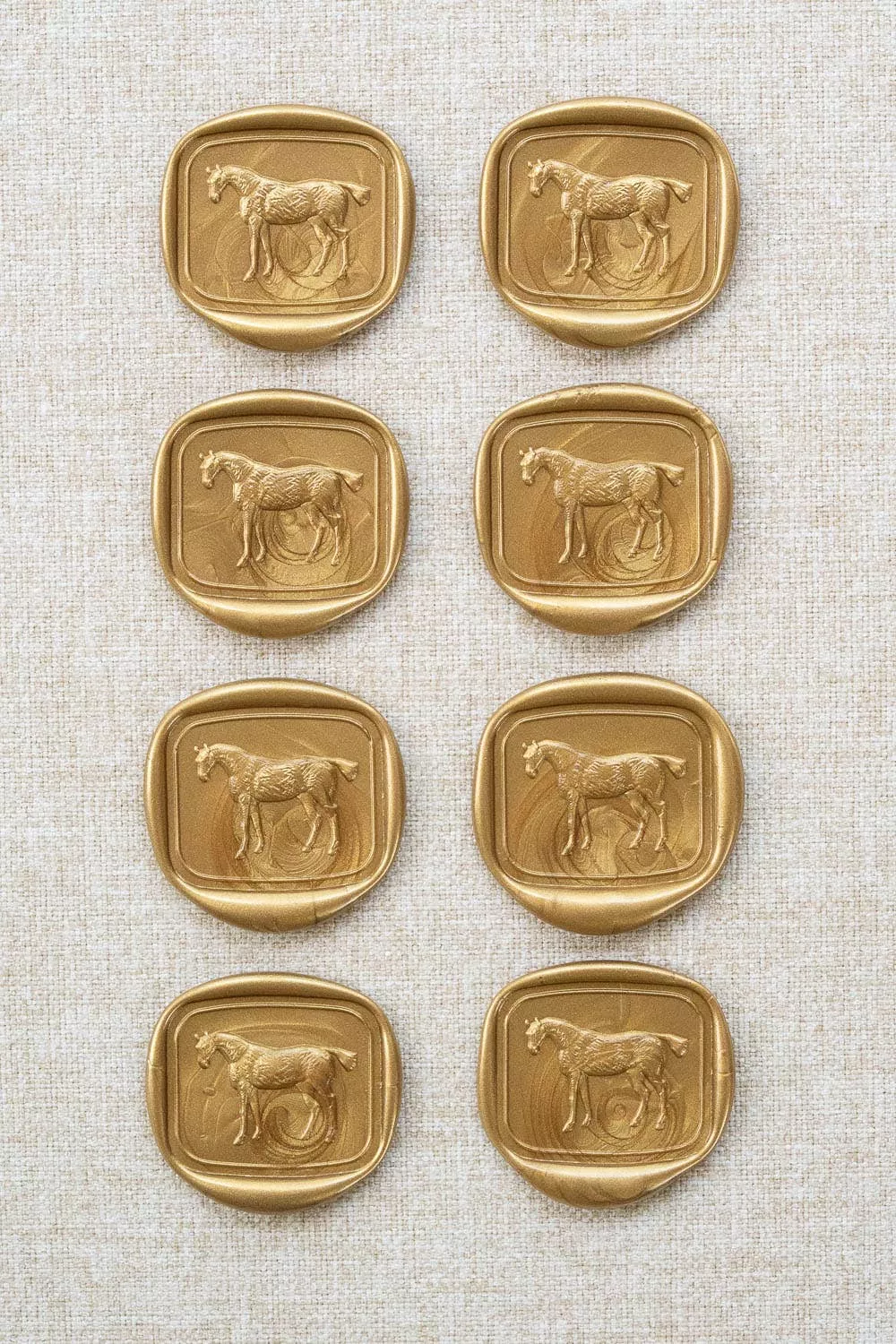 Standing Horse Wax Seals Boxed Set of 8