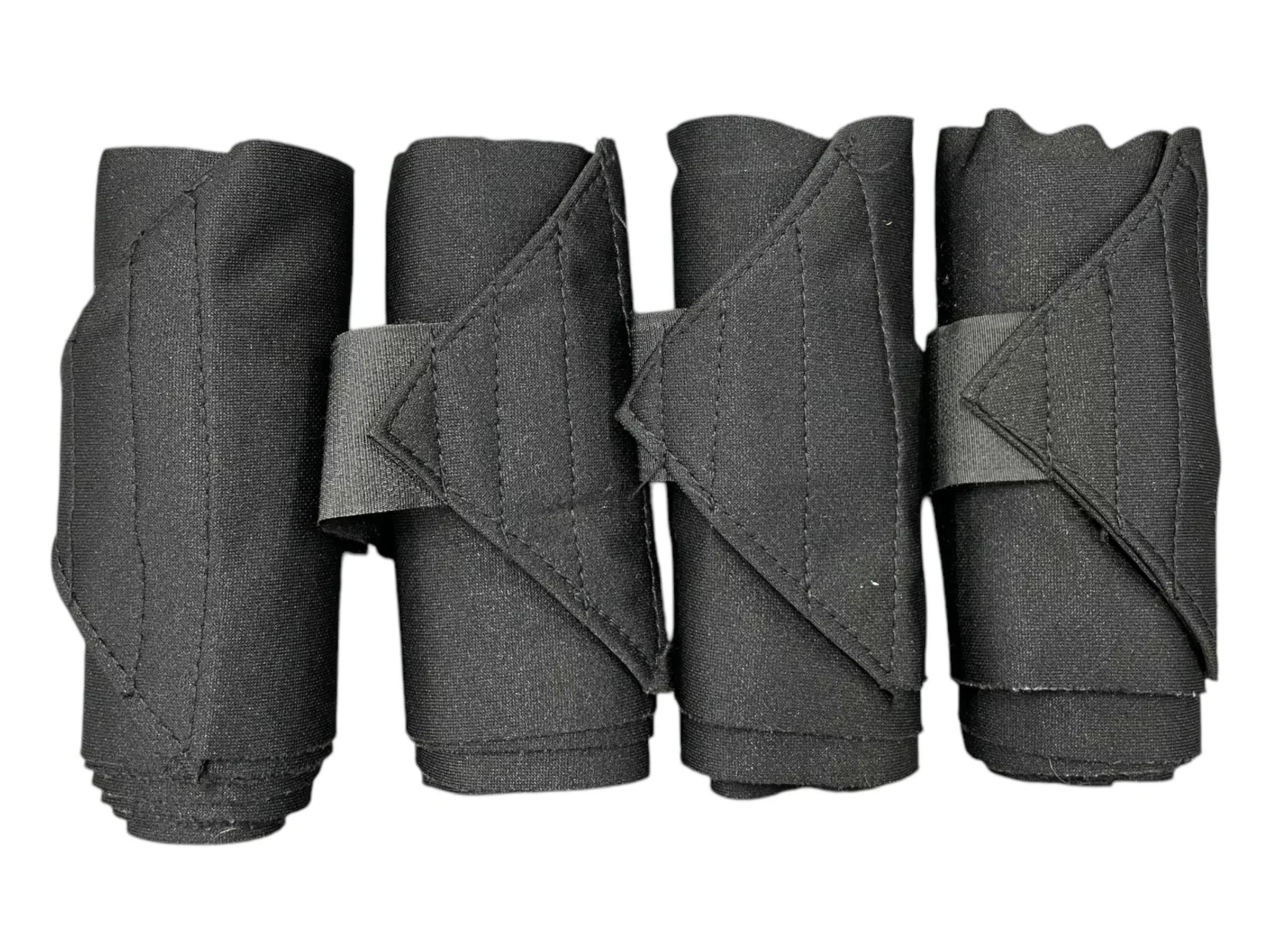 Standing Wraps *Set Of 4* - Black - Approx 5.5" x 9' - USED