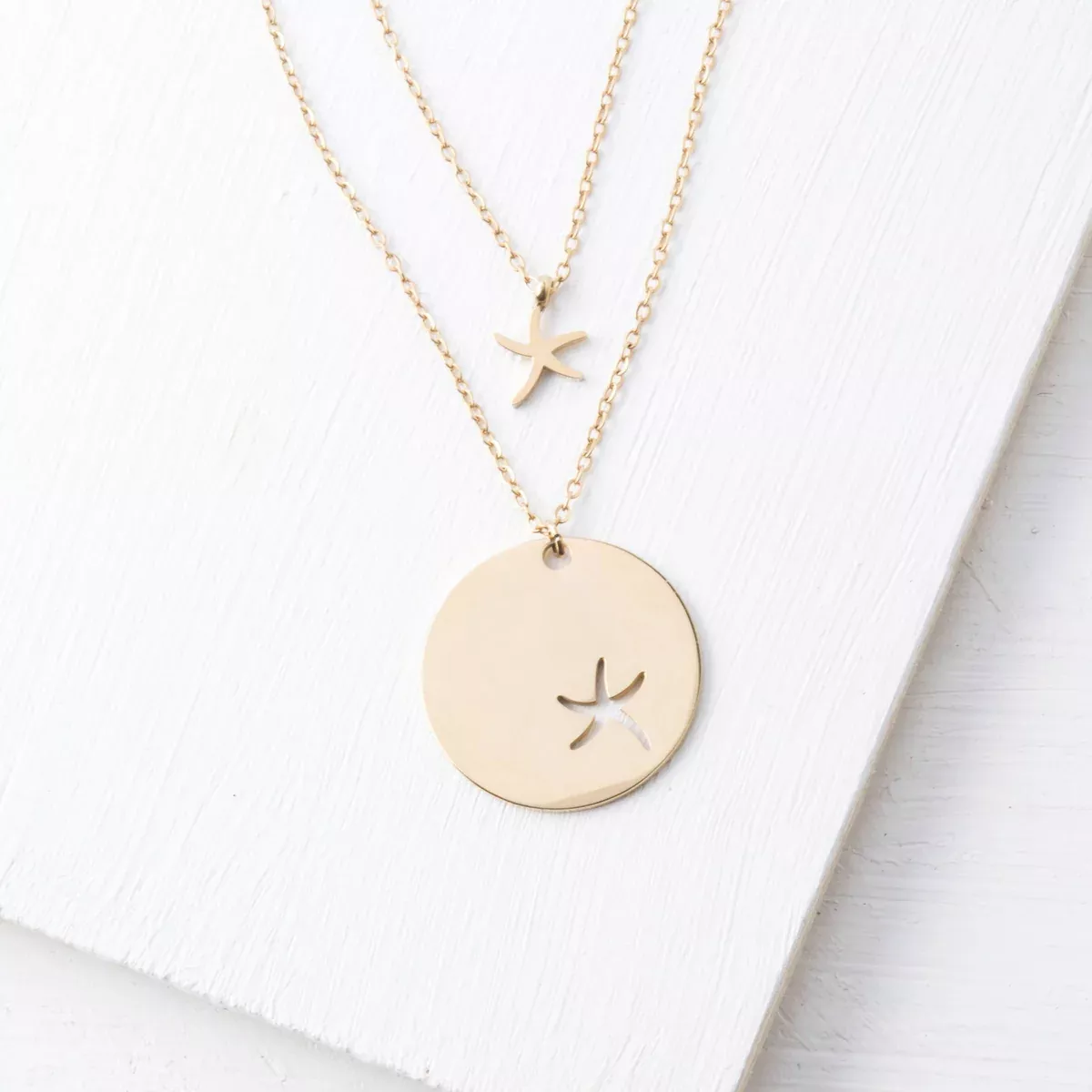 Starfish Project, Inc - Community Gold Starfish Pendant Necklace Set