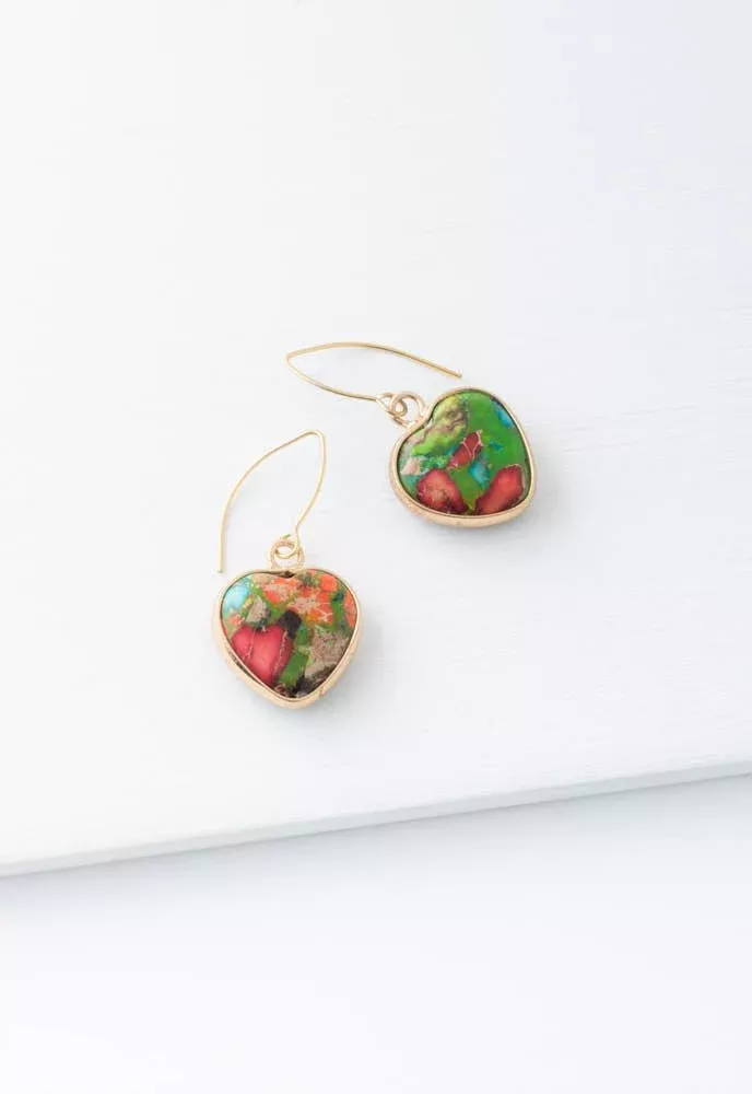 Starfish Project, Inc - Love in Bloom Jasper Earrings