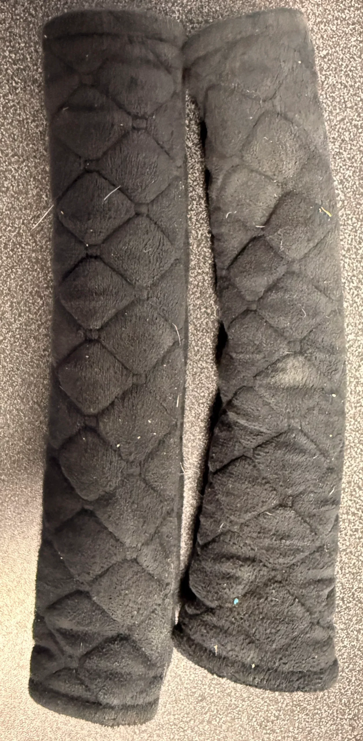 stirrup leather padded covers w velcro