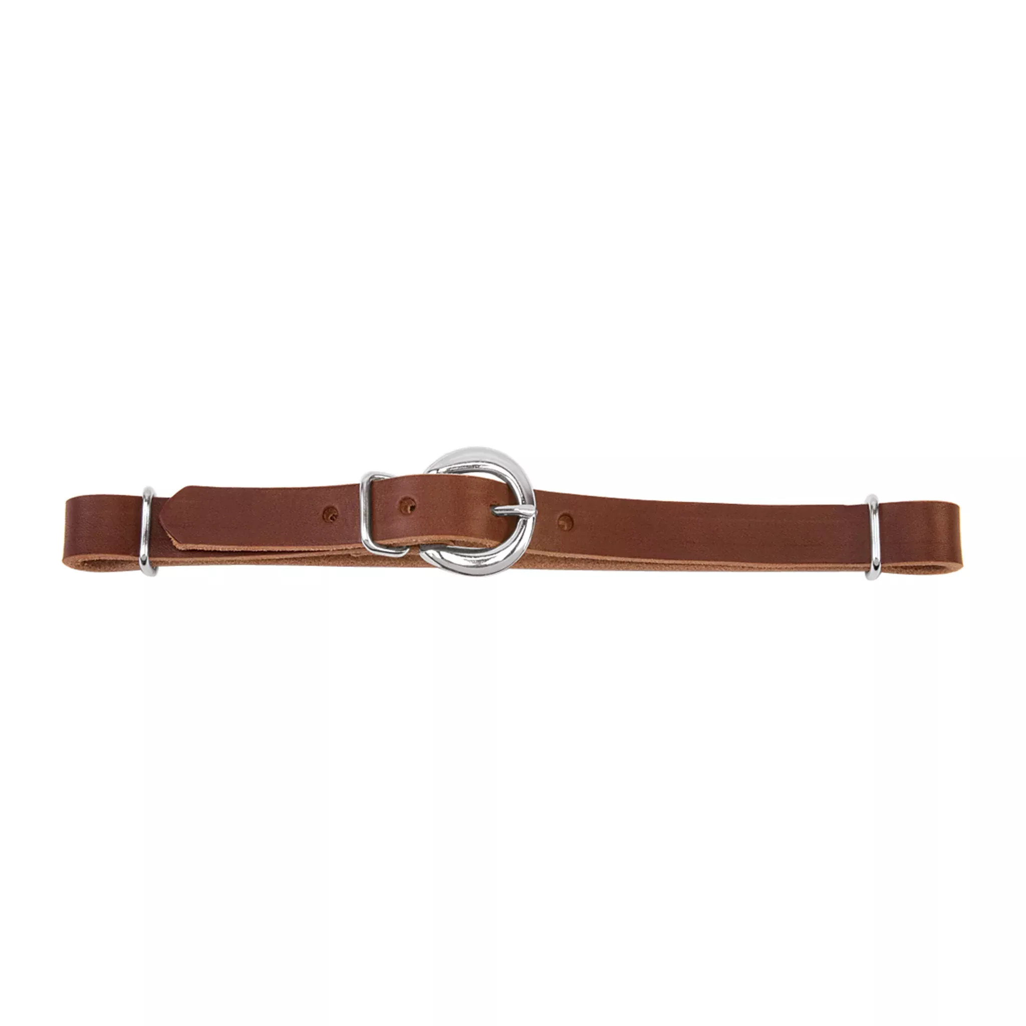 Straight Leather Curb Strap