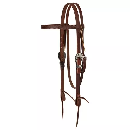 STS Ranch Signature Tack Harness Leather Headstall, 3/4"