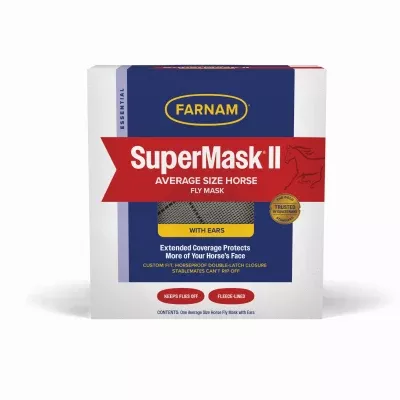 SuperMask II Avg. Horse Fly Mask w/ Ears