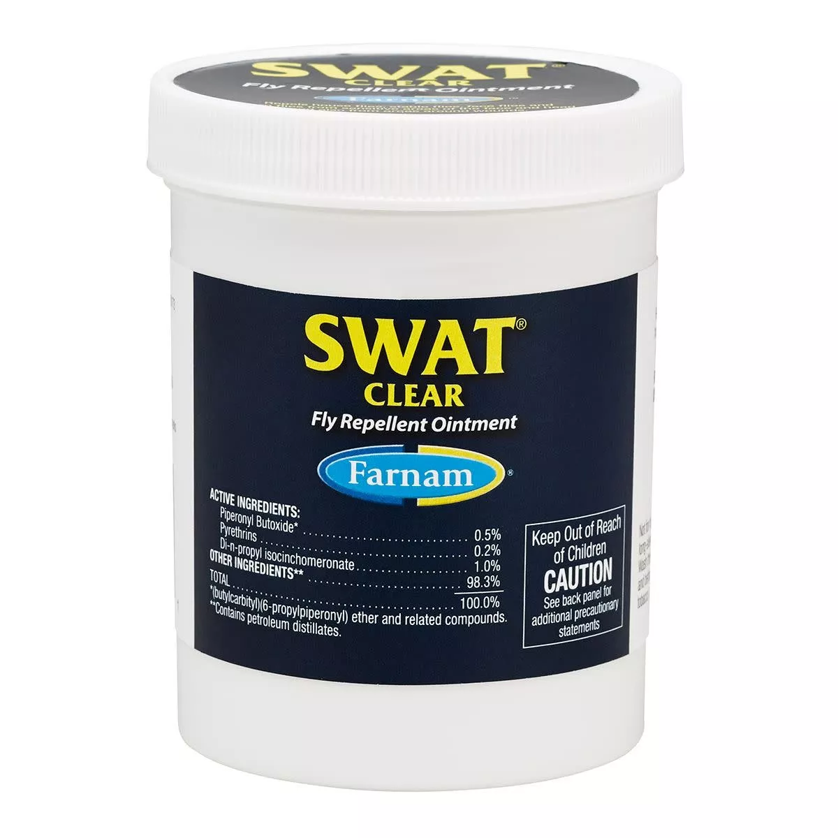 Swat Fly Repellent Ointment for Horses and Dogs Clear Formula 7 oz.