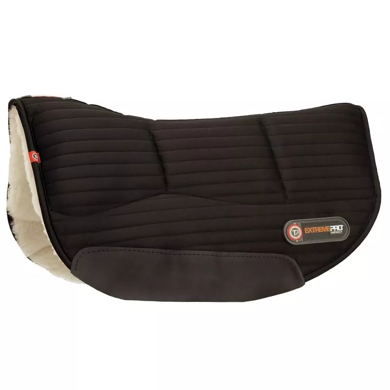 T3 WoolBack Extreme Pro Round Skirt Pad W/Shims – Black