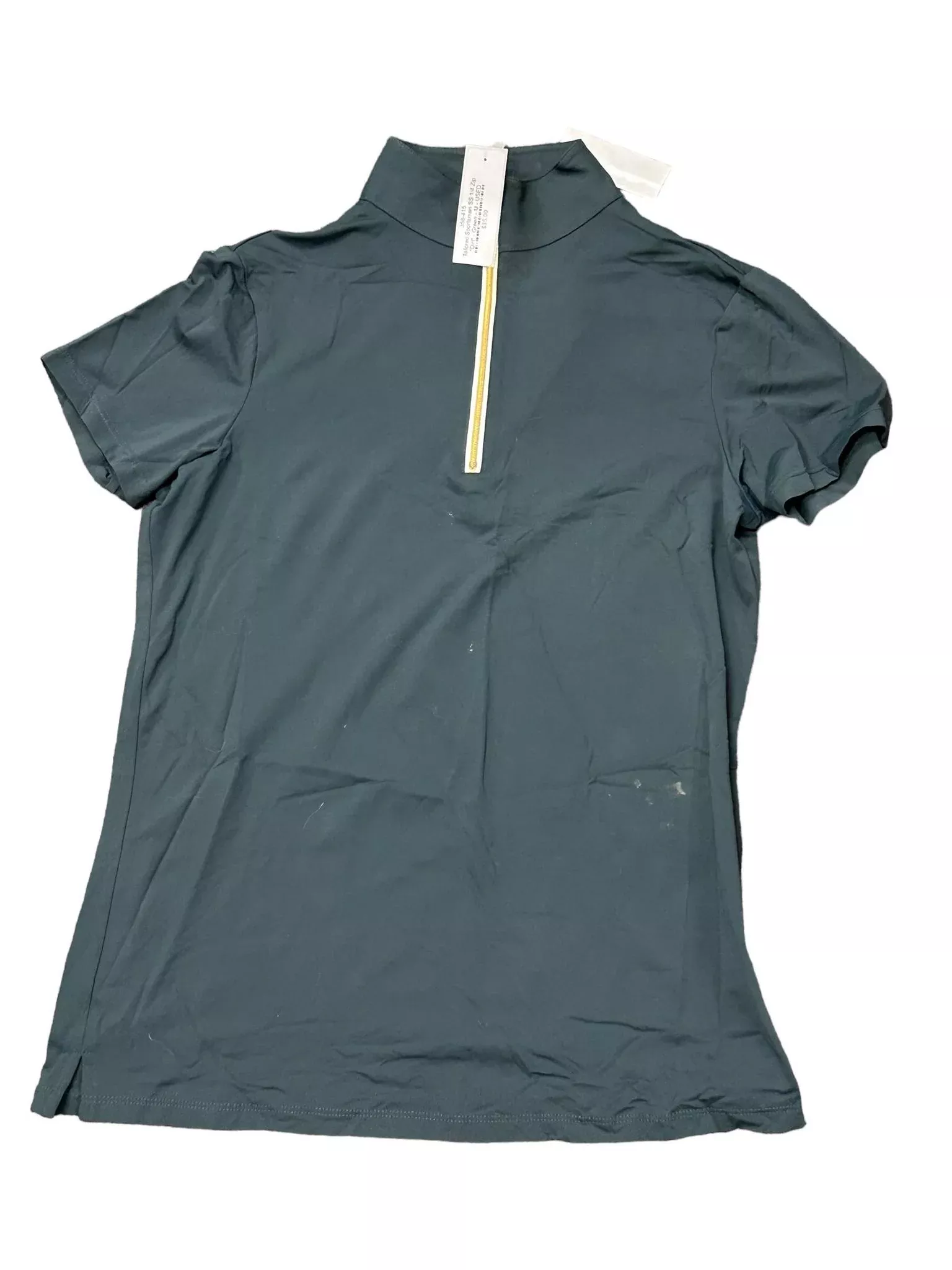 Tailored Sportsman SS 1/4 Zip- Green - M - USED