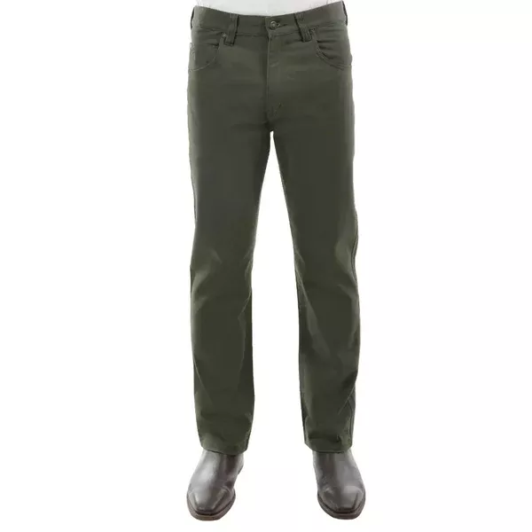 TC MENS STRETCH MOLESKIN | OLIVE | 32 LEG
