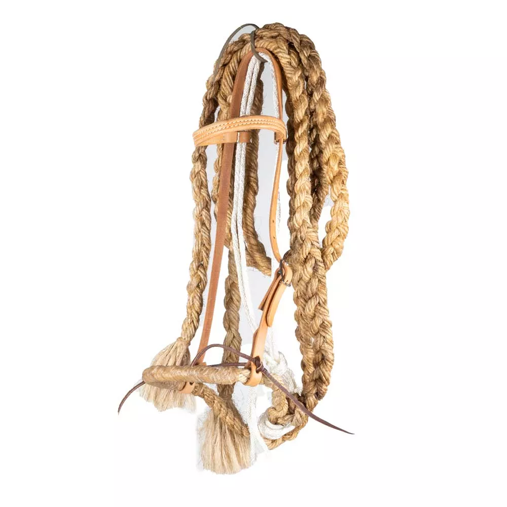 Teskey's Headstall with Braided Split Reins