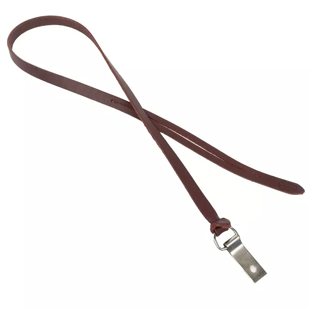 Teskey's Latigo Leather Rope Strap w/Dee Clip