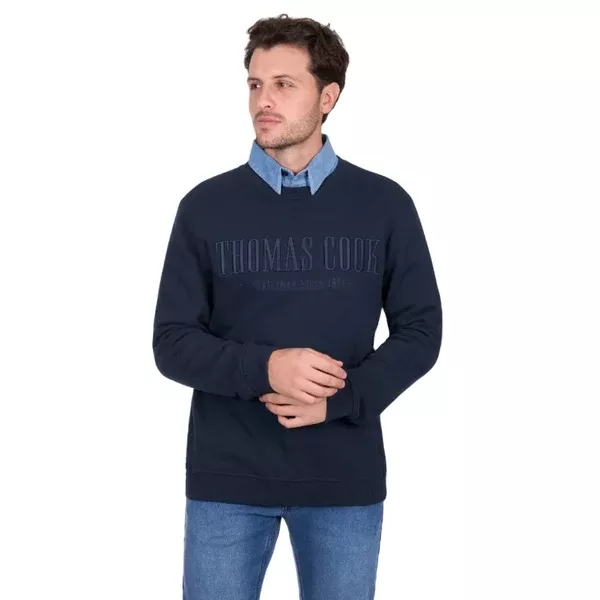 Thomas Cook Mens Crew Jumper | Thomas | Navy