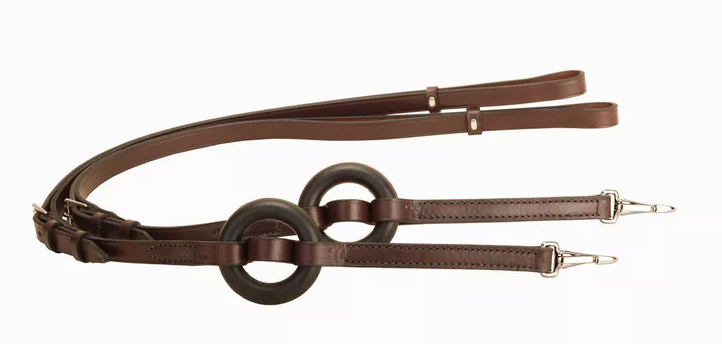 Tory Leather Donut Side Rein