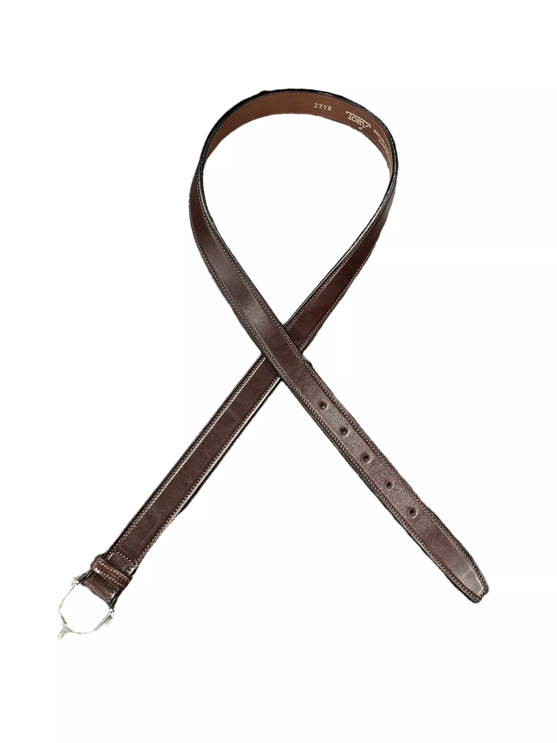 Tory Spur Belt - Brown/Silver - 36 - USED