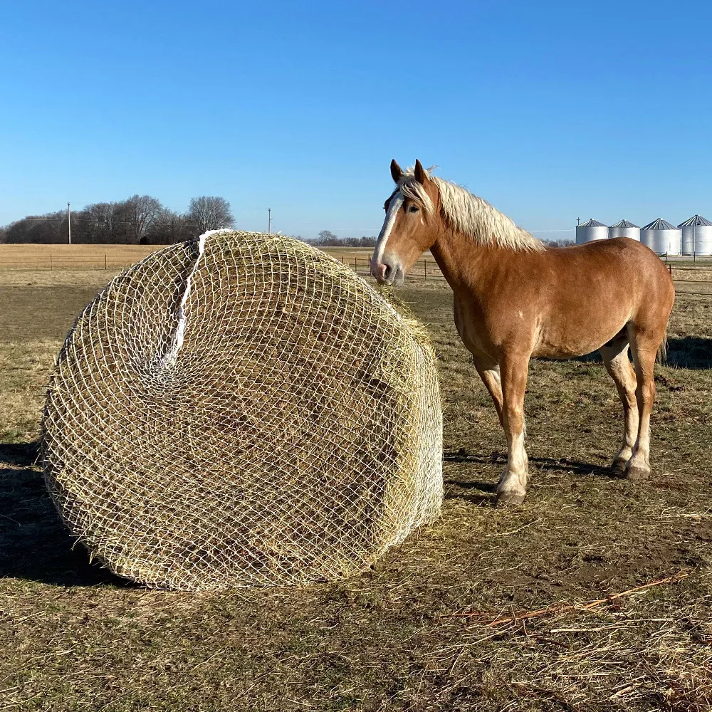 Tough1 6×6 Twisted Cord Round Bale Hay Net