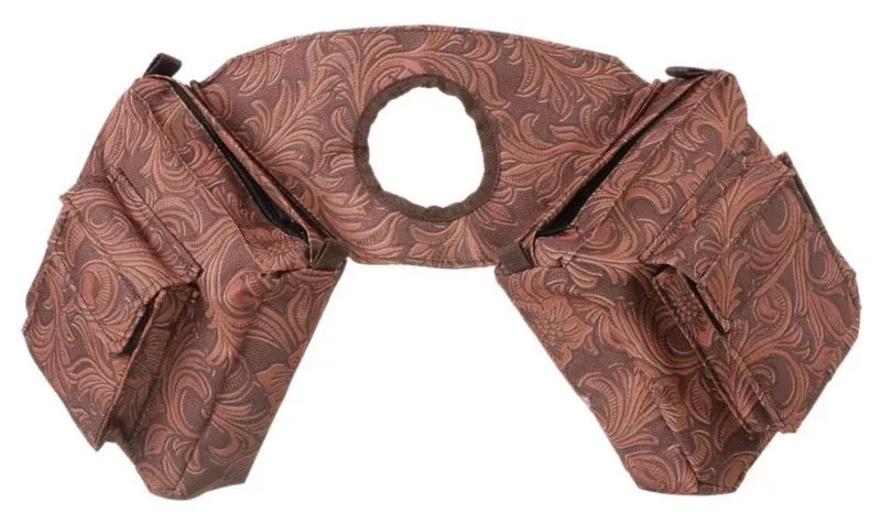 Tough1 Horn Bag - Tooled Leather Print