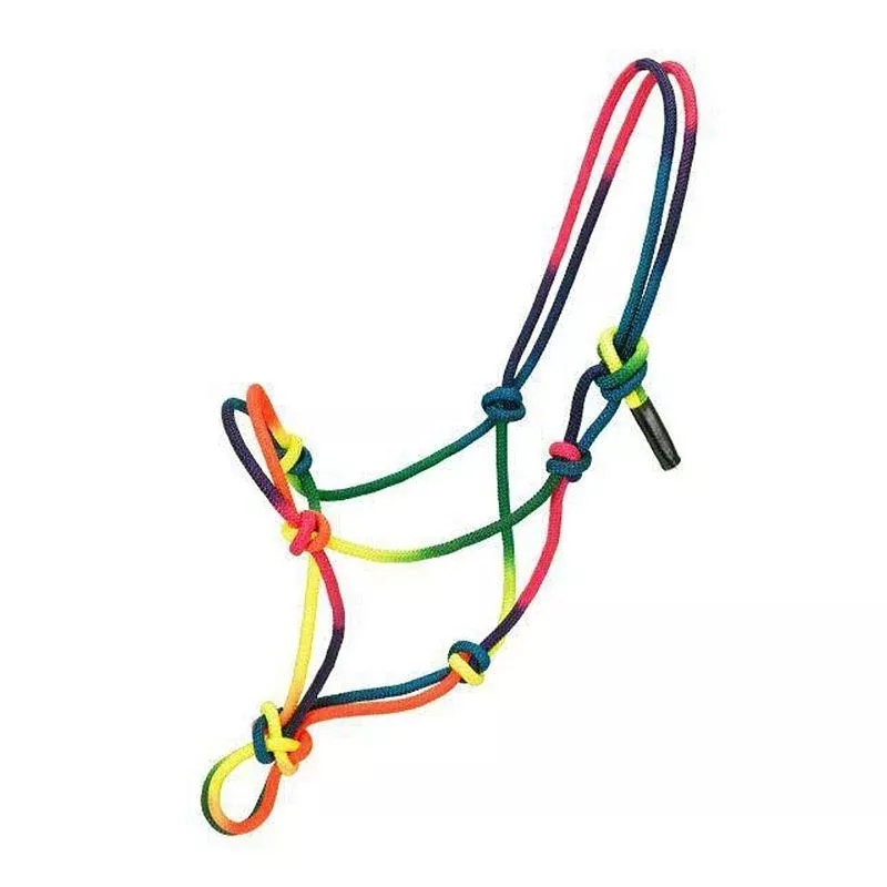 Tough1 Multi-Colored Rope Halter