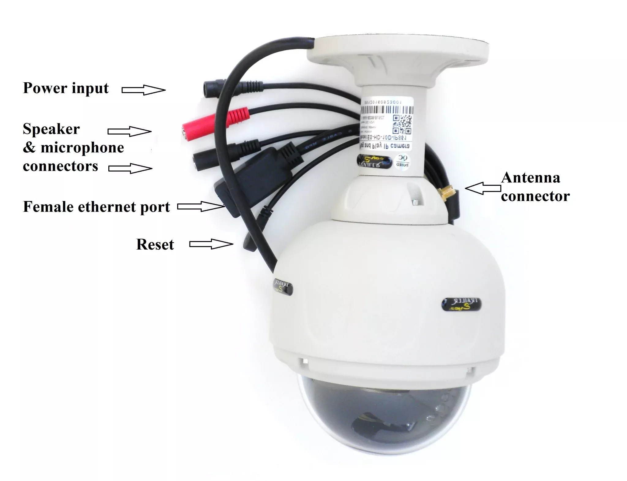 Trailer Eyes True 360 Pan & 90 Tilt WiFi Barn and Pasture Camera