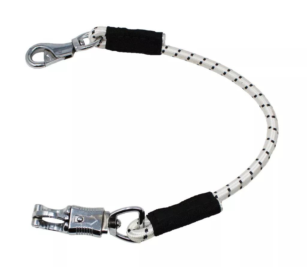 Trailer Tie 30" Horse Bungee Trailer Tie Lead Panic Trigger Bull Snap 404P