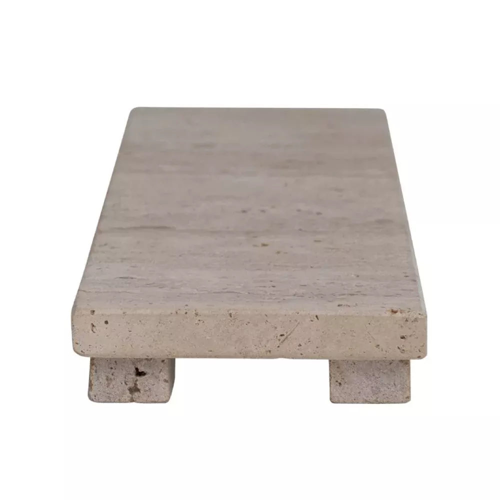 Travertine Footed Serving Board