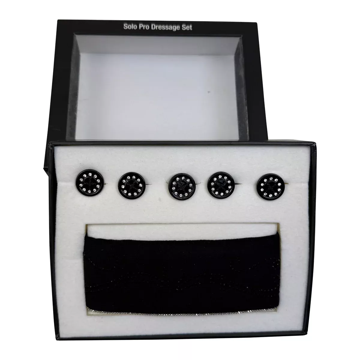 Tredstep Solo Pro Dressage Collar Set in Black- Small