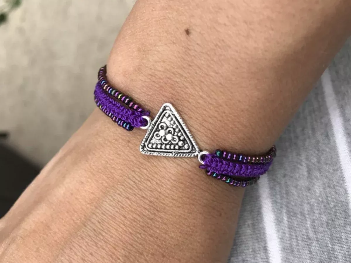 Triangle Three Strand Bracelet
