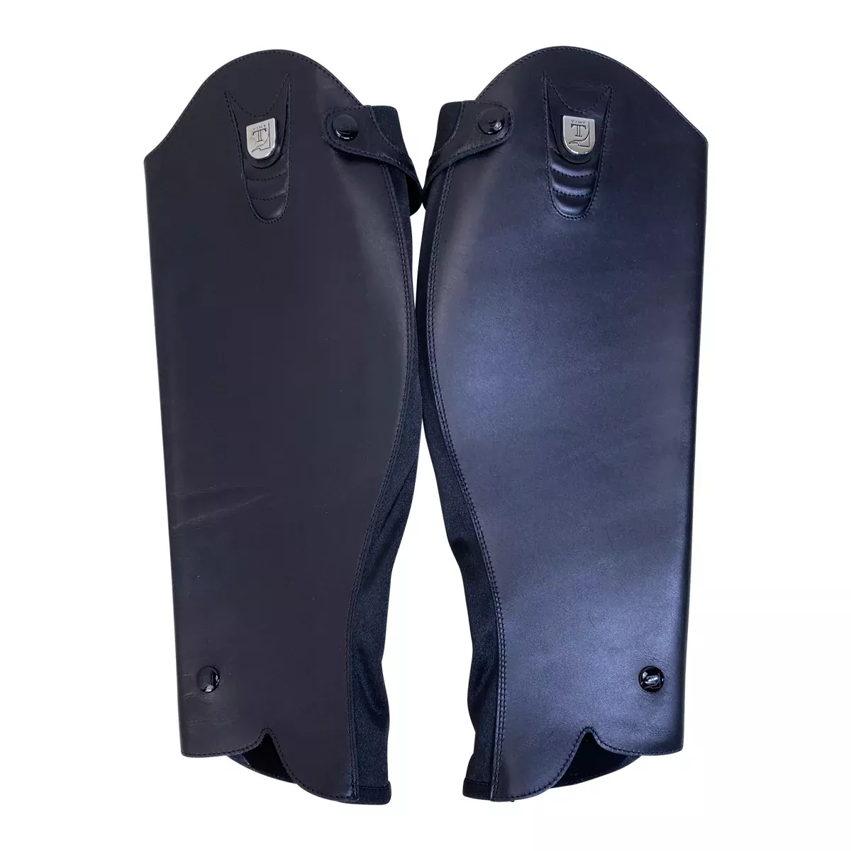 Tucci Time 'Classic' Half Chaps in Black - Women's Small