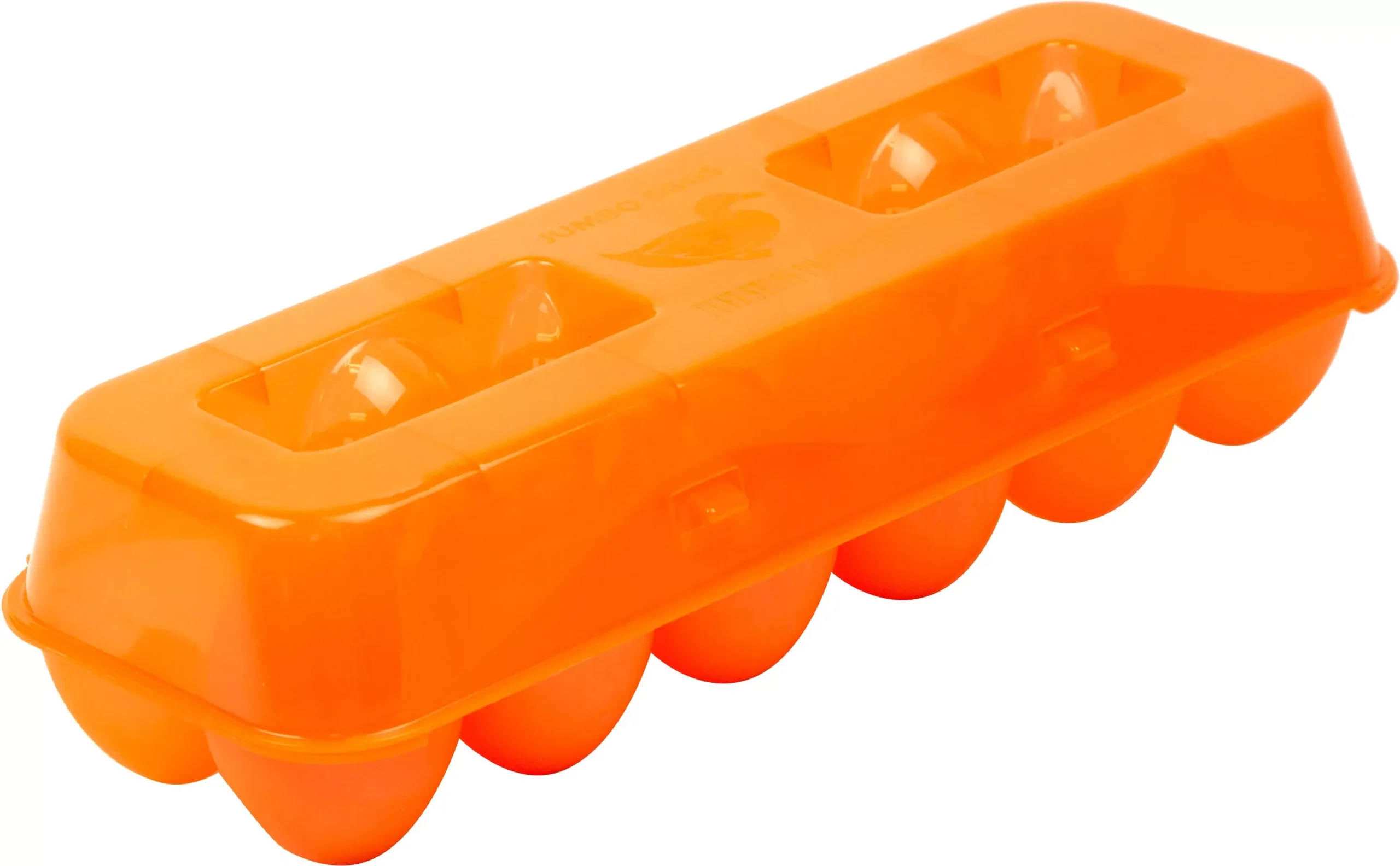 Tuff Stuff Plastic Jumbo/Duck Egg Tray Orange 12 Piece