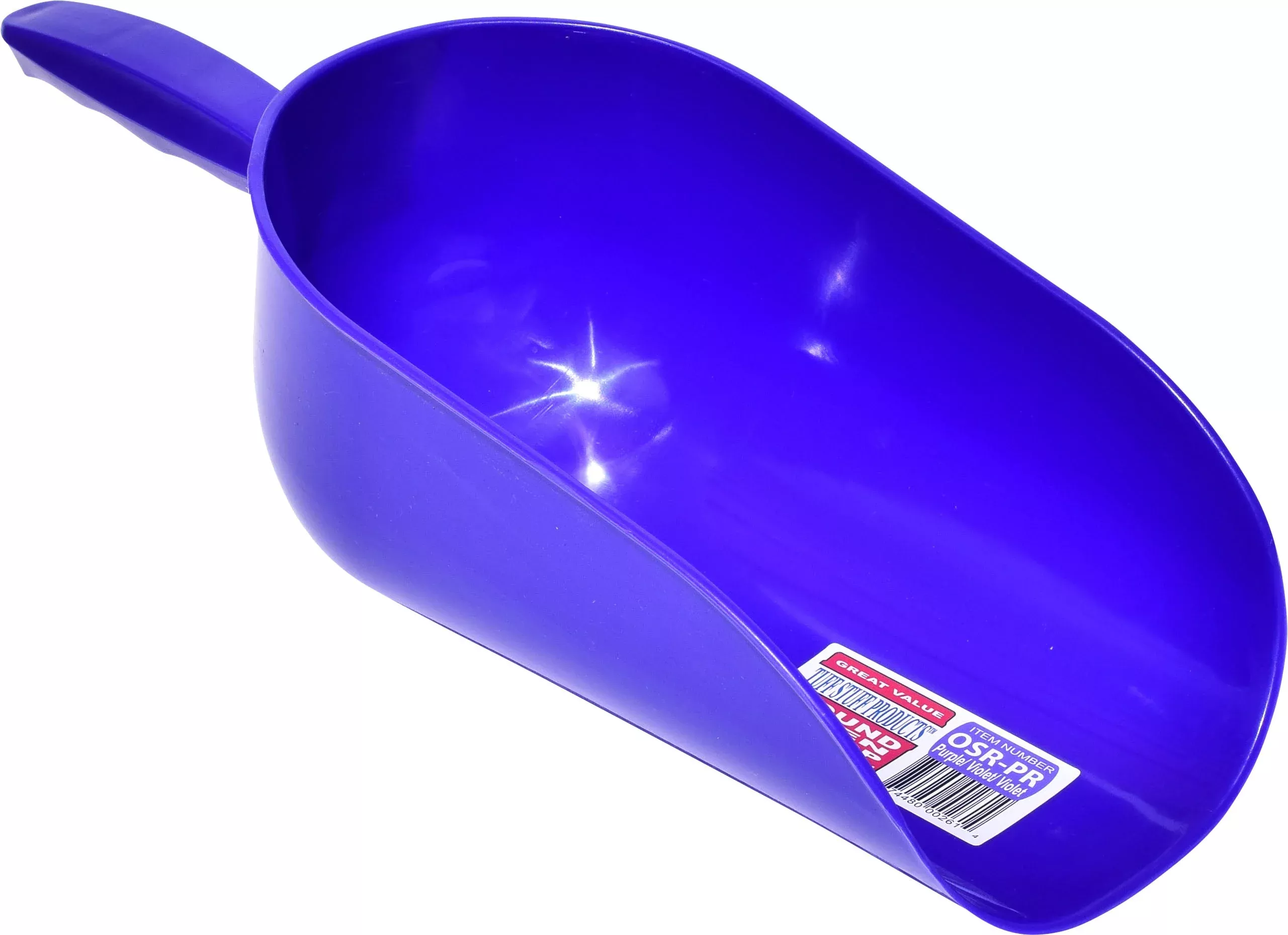 Tuff Stuff Round Open Scoop 5 qt Purple
