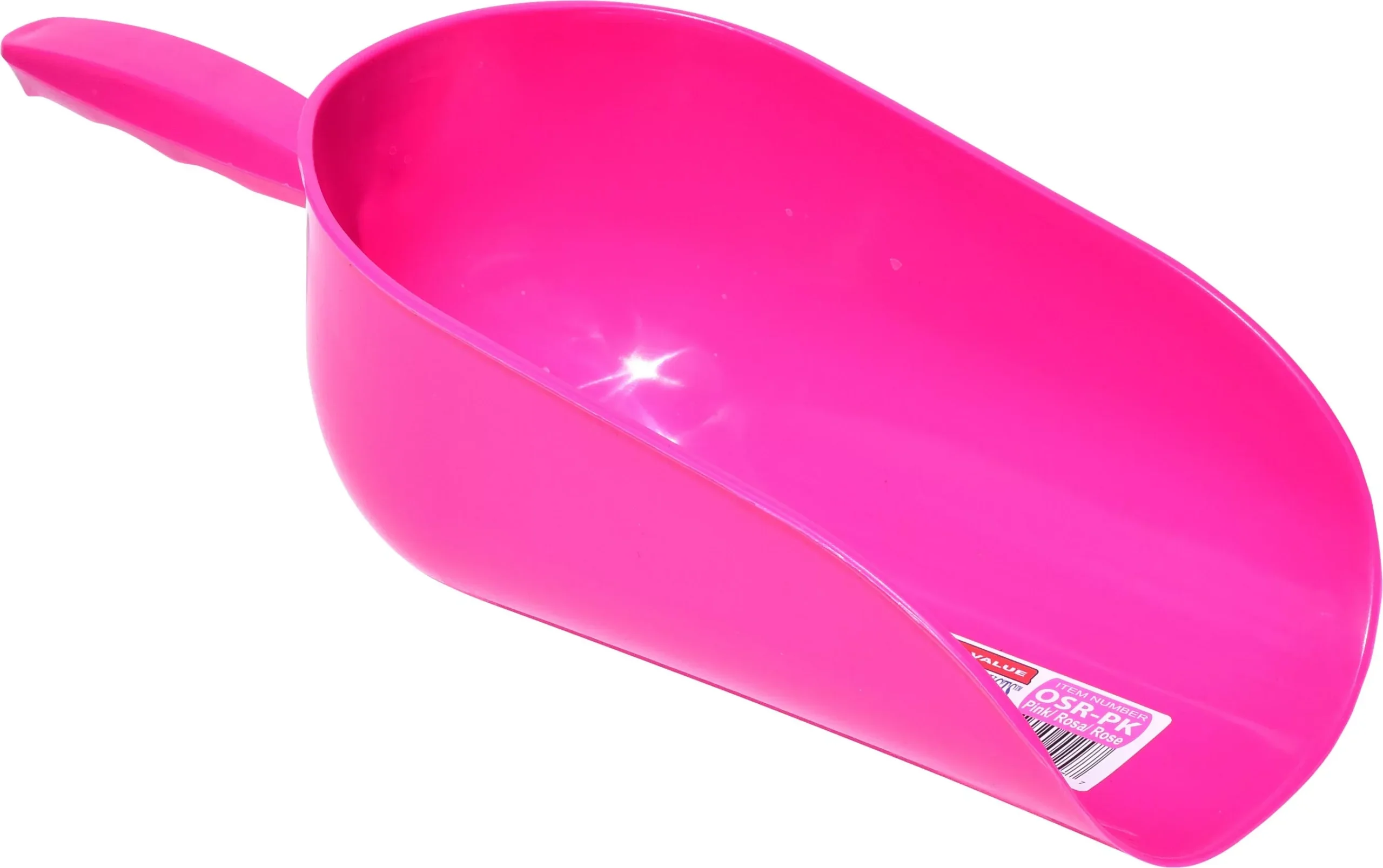 Tuff Stuff Round Open Scoop Pink 5 qt